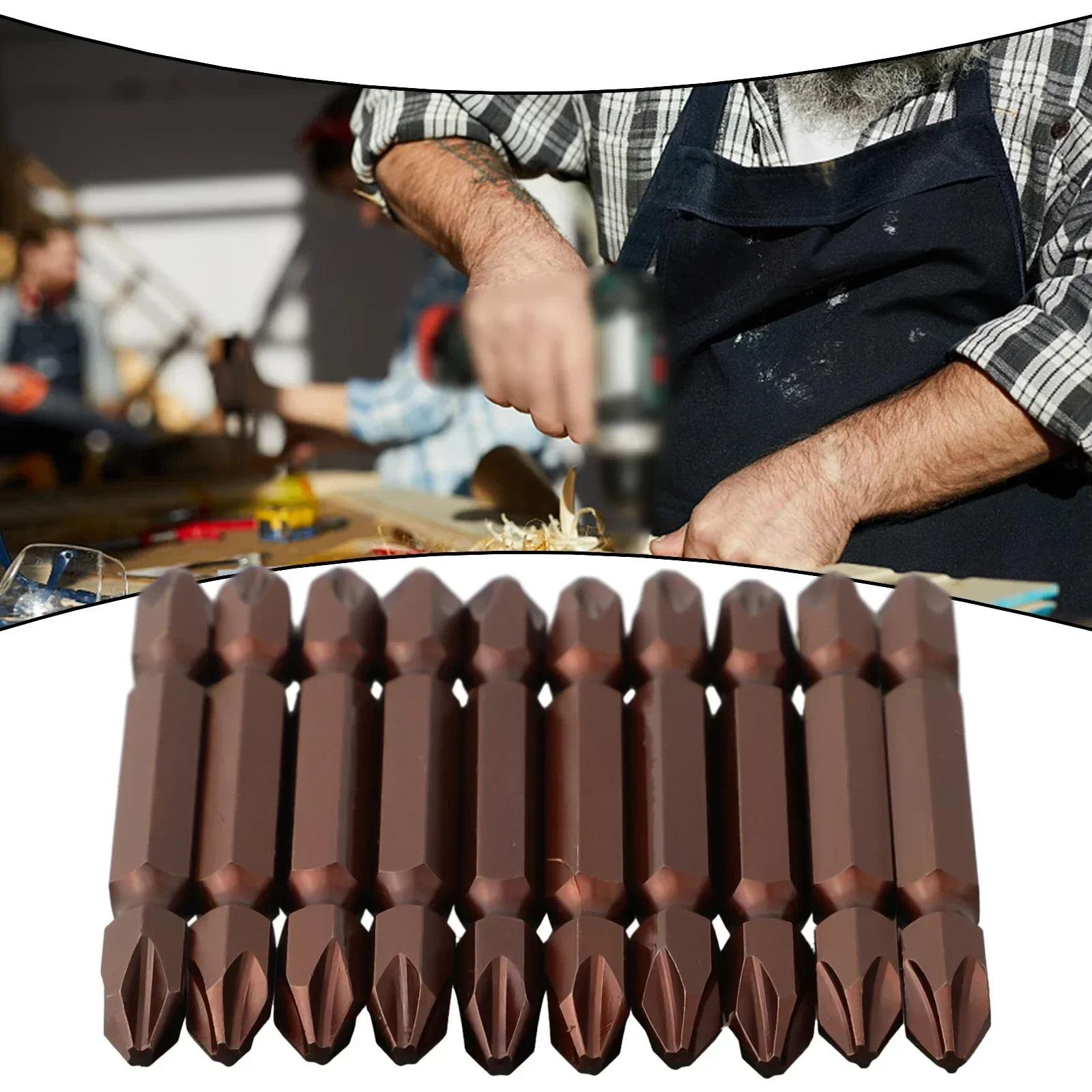 10/1Pcs Double Head Screwdriver Bits Ph2 Magnetic 1/4'' Hex Shank Cross Screwdriver Electric Screwdriver Bit Screw Driver Bit
10/1Pcs Double Head Screwdriver Bits Ph2 Magnetic 1/4'' Hex Shank Cross Screwdriver Electric Screwdriver Bit Screw Driver Bit