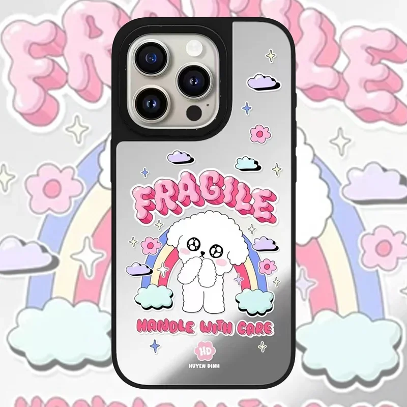Cartoon Dog Cake Mirror Phone Case Cover for iPhone 12 13 14 15 16 Pro Max Case for iPhone 15 16 Pro Max
Cartoon Dog Cake Mirror Phone Case Cover for iPhone 12 13 14 15 16 Pro Max Case for iPhone 15 16 Pro Max