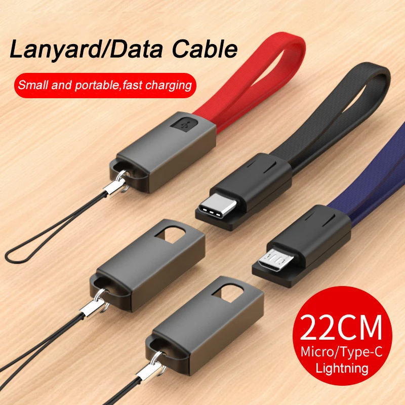Key Chain Cable USB Type C Extension Micro USB Lightning Data Cable 2.4A Fast Charging Portable Lanyard For Iphone 12 Xiaomi 13
Key Chain Cable USB Type C Extension Micro USB Lightning Data Cable 2.4A Fast Charging Portable Lanyard For Iphone 12 Xiaomi 13
