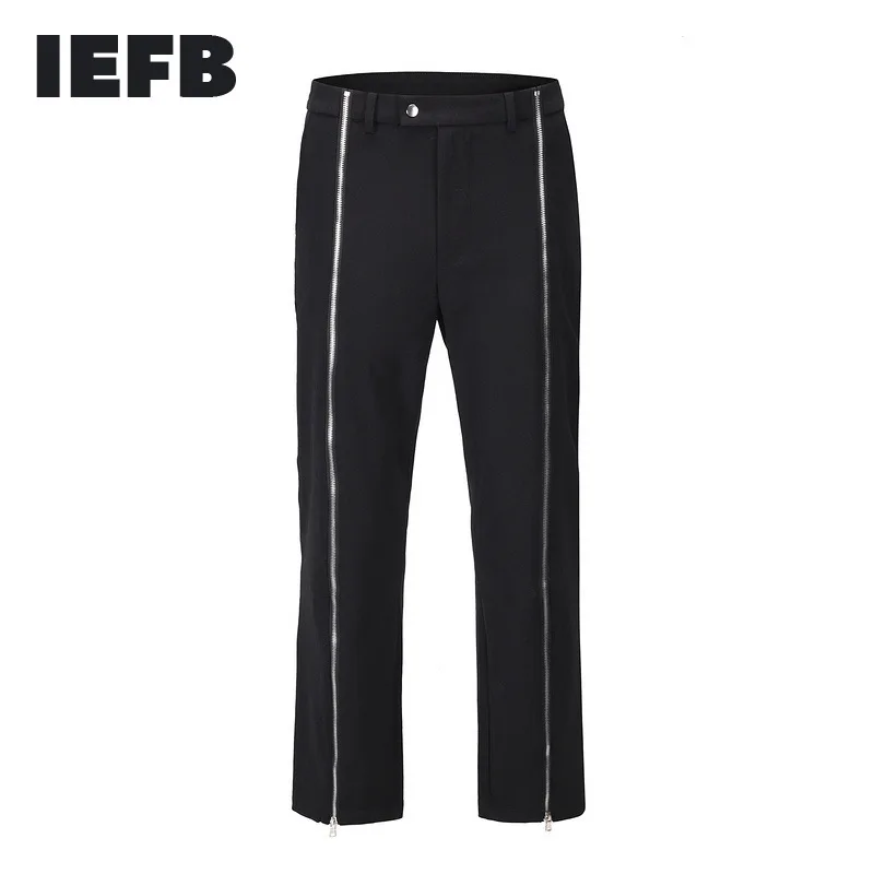 IEFB Men's 2023 Autumn New American Style High Street Cool Pants Ins Trends Black Full Zipper Casual Trousers Streetwear 9D0035
IEFB Men's 2023 Autumn New American Style High Street Cool Pants Ins Trends Black Full Zipper Casual Trousers Streetwear 9D0035