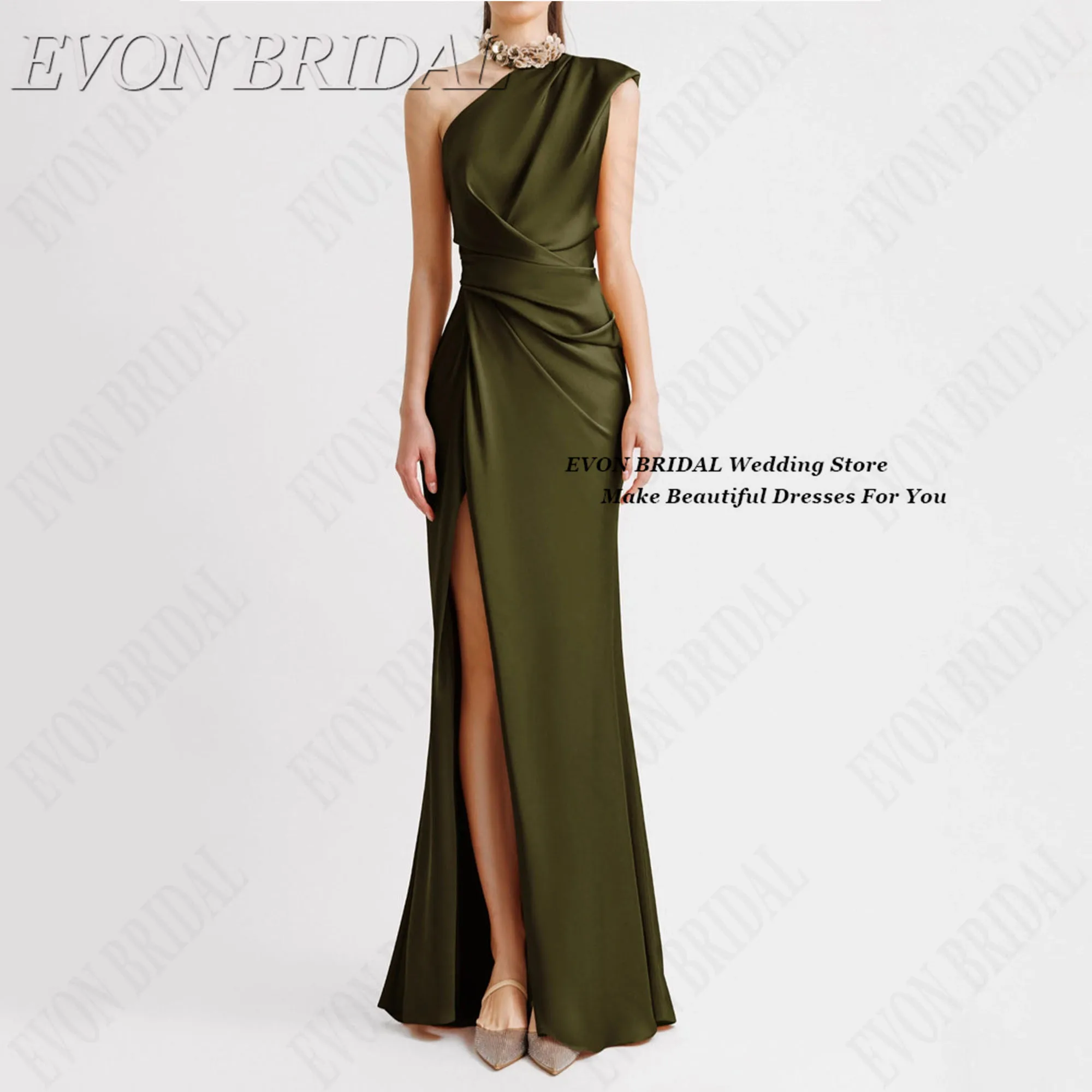 EVON BRIDAL One Shoulder Celebrity Dresses Green Floor-Length Evening Dress Dubai Elegant Dresses Autumn 2025 Gala Customized
EVON BRIDAL One Shoulder Celebrity Dresses Green Floor-Length Evening Dress Dubai Elegant Dresses Autumn 2025 Gala Customized