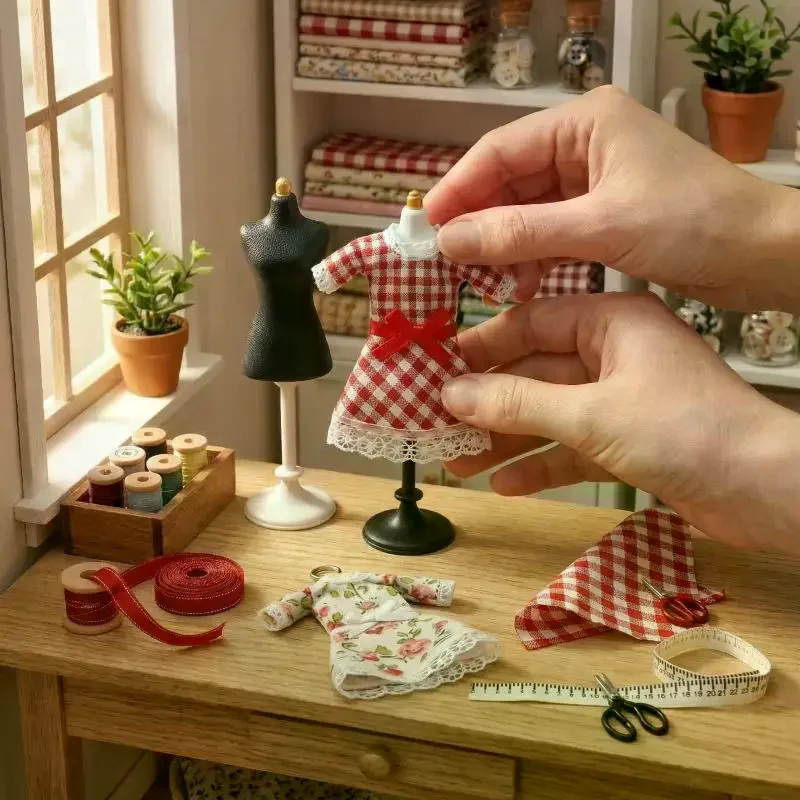 Miniature Dress Form Kit for Dollhouse 112 Scale Mannequin Torso Sewing Room Display and Craft Project Accessories
Miniature Dress Form Kit for Dollhouse 112 Scale Mannequin Torso Sewing Room Display and Craft Project Accessories