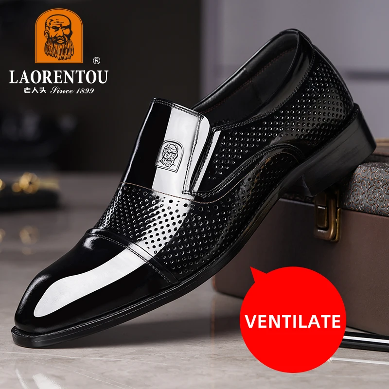 LAORENTOU дышащая летняя вырезанная деловая официальная одежда, глянцевая мужская кожаная обувь, остроносые свадебные туфли 9A602W
LAORENTOU дышащая летняя вырезанная деловая официальная одежда, глянцевая мужская кожаная обувь, остроносые свадебные туфли 9A602W