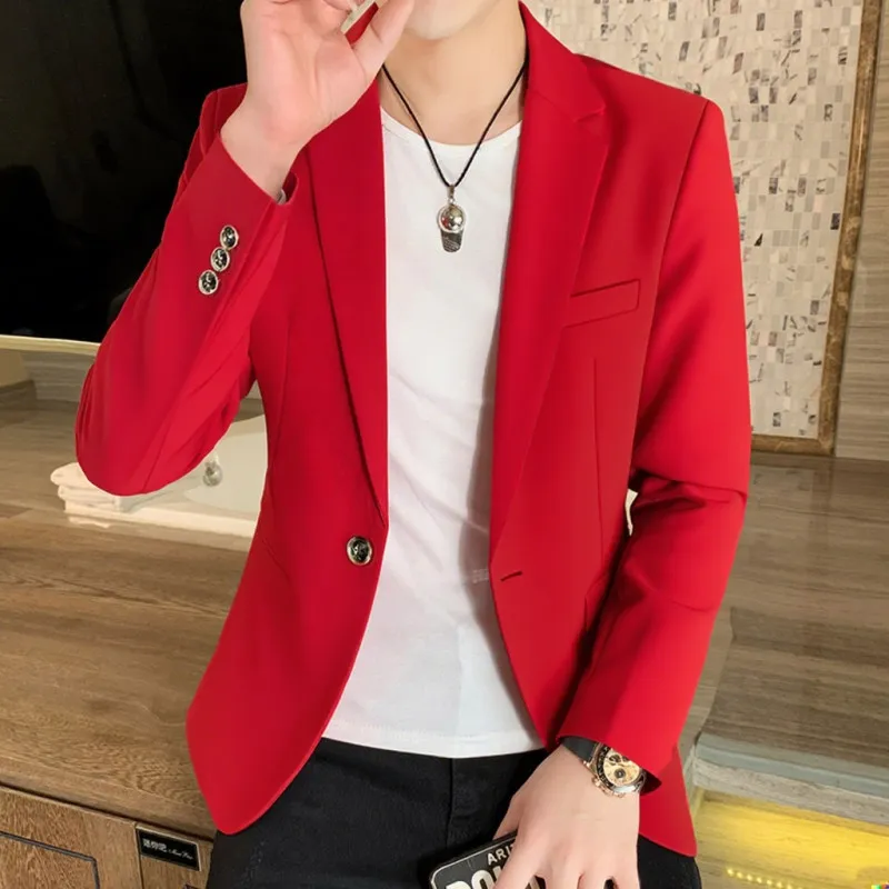 Красный приталенный повседневный тонкий мужской костюм Jaet, весна-осень, модный цельный топ, качественный полиэстер, амиачное волокно, длинный Sl...
Красный приталенный повседневный тонкий мужской костюм Jaet, весна-осень, модный цельный топ, качественный полиэстер, амиачное волокно, длинный Sl...