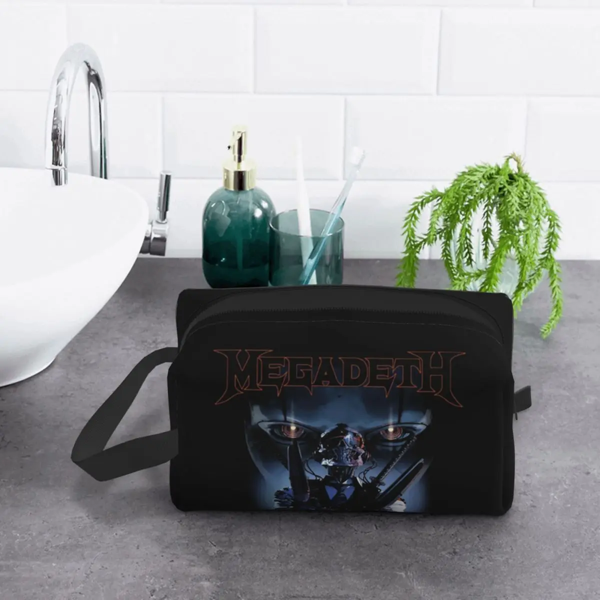 Megadeth Heavy Band (1) Makeup Bag Cosmetic Organizer Storage Dopp Kit Toiletry Cosmetic Bag for Women Beauty Travel Pencil Case
Megadeth Heavy Band (1) Makeup Bag Cosmetic Organizer Storage Dopp Kit Toiletry Cosmetic Bag for Women Beauty Travel Pencil Case