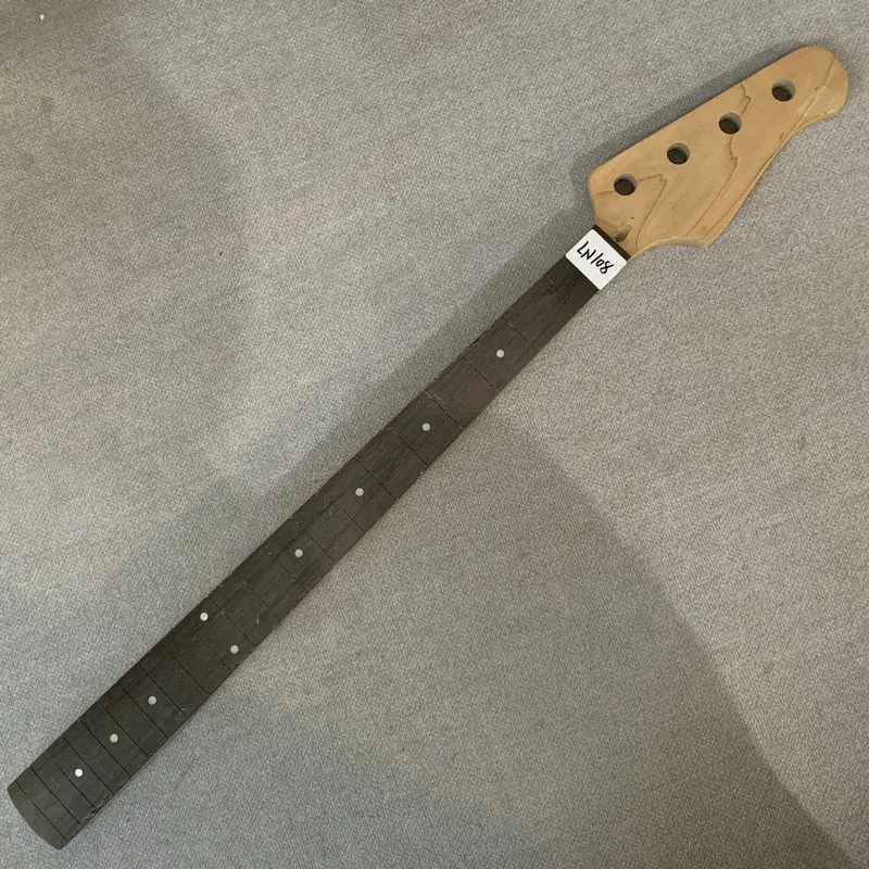 LN108 Unfinished 4 String Electric Bass Guitar Neck 21 Frets Right Hand No Frets Maple+Rosewood DIY & Replace Parts
LN108 Unfinished 4 String Electric Bass Guitar Neck 21 Frets Right Hand No Frets Maple+Rosewood DIY & Replace Parts