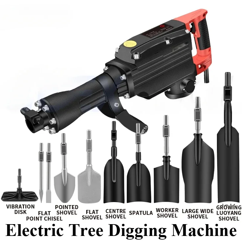 Tree Digging Machine Seedling Lifting Machine Breaker Jack Hammer Electric Pick Drill Breaker Road Concrete Demolitio
Tree Digging Machine Seedling Lifting Machine Breaker Jack Hammer Electric Pick Drill Breaker Road Concrete Demolitio
