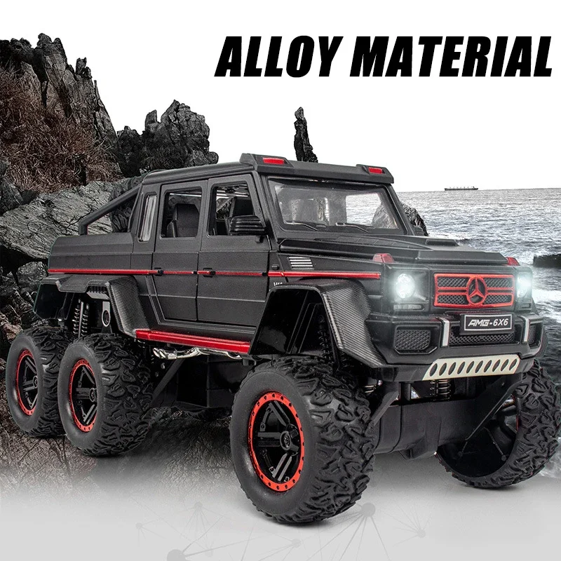 Mercedes Benz AMG G63 6x6 1/22 большой внедорожник Внедорожник модель автомобиля из сплава литый под давлением искусственный звук фотомагнитный игрушечный автомобиль детские подарки
Mercedes Benz AMG G63 6x6 1/22 большой внедорожник Внедорожник модель автомобиля из сплава литый под давлением искусственный звук фотомагнитный игрушечный автомобиль детские подарки