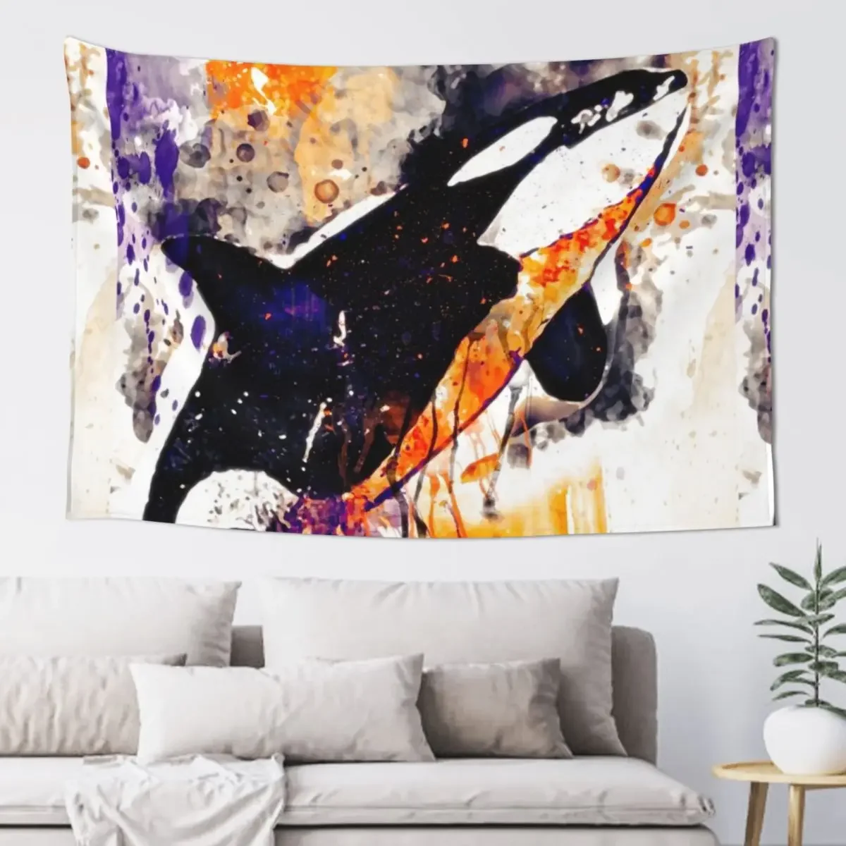 Whale Watercolor painting Tapestry Room Decorator Living Room Decoration Tapestry
Whale Watercolor painting Tapestry Room Decorator Living Room Decoration Tapestry