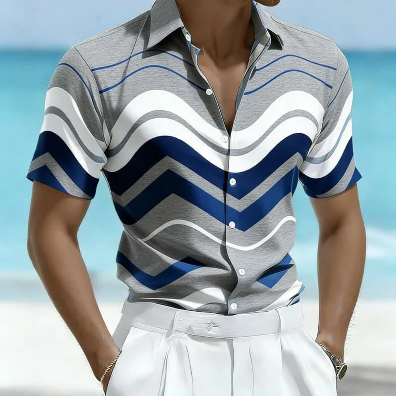 Men's Minimalist Premium Modern Chic Tropical Print Short Sleeve Shirt Casual Fashion For Daily Wear And Street Outfits
Men's Minimalist Premium Modern Chic Tropical Print Short Sleeve Shirt Casual Fashion For Daily Wear And Street Outfits