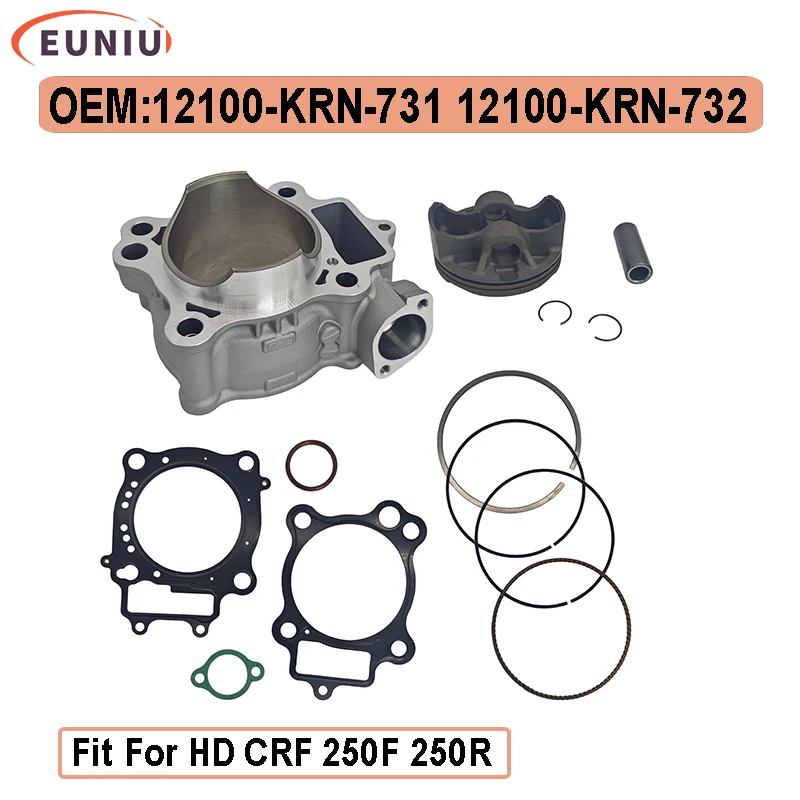 78mm Cylinder Piston Gasket Kit Motor For HD CRF250R CRF250X CRF 250R 250X 12100-KRN-731 12100-KRN-732
78mm Cylinder Piston Gasket Kit Motor For HD CRF250R CRF250X CRF 250R 250X 12100-KRN-731 12100-KRN-732