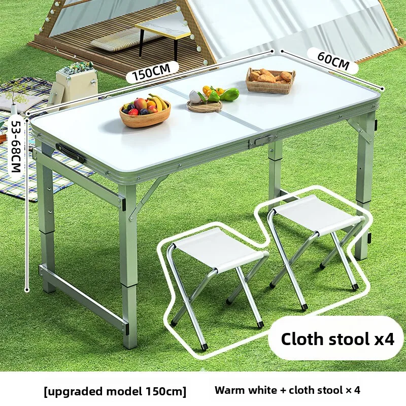 Folding table portable outdoor camping stall night market barbecue table aluminum alloy folding picnic table simple dining table
Folding table portable outdoor camping stall night market barbecue table aluminum alloy folding picnic table simple dining table