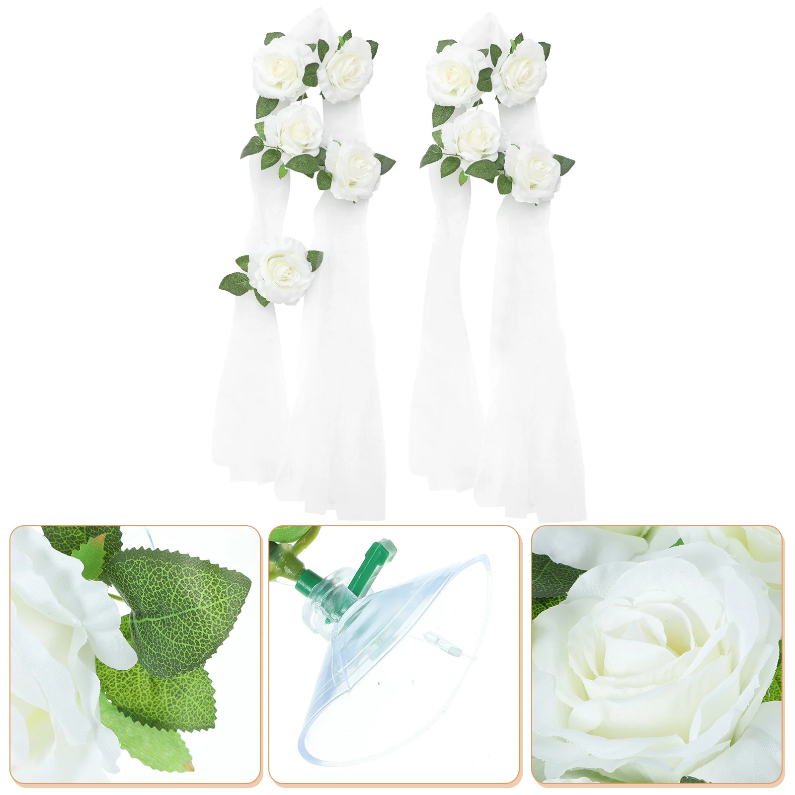 1Set Wedding Car Flowers Decor Artificial Rose Simulation High-Looking Elegant Lightweight Easy Install for All Seasons Multiple
1Set Wedding Car Flowers Decor Artificial Rose Simulation High-Looking Elegant Lightweight Easy Install for All Seasons Multiple