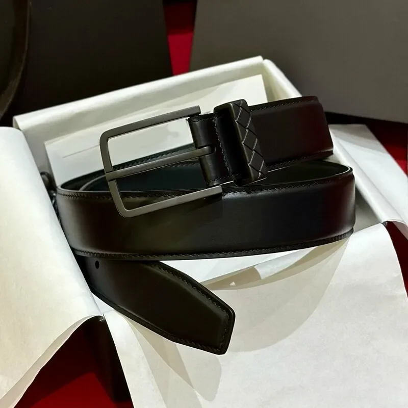 Calfskin men's needle buckle belt Business first layer cowhide slim waistband 3.5CM casual denim belt
Calfskin men's needle buckle belt Business first layer cowhide slim waistband 3.5CM casual denim belt