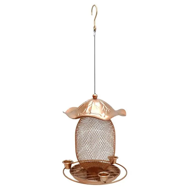 AB11-1 PCS Hanging Lotus Leaf Bird Feeder As Shown Metal Outdoor Courtyard Squirrel-Proof Bird Feeder
AB11-1 PCS Hanging Lotus Leaf Bird Feeder As Shown Metal Outdoor Courtyard Squirrel-Proof Bird Feeder