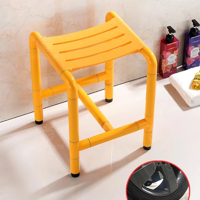 Medical-Grade Stainless Steel Shower Stool Heavy Duty 300LBS Capacity Toilet Chair with Anti-Tip Design Textured Seat Surface 
Medical-Grade Stainless Steel Shower Stool Heavy Duty 300LBS Capacity Toilet Chair with Anti-Tip Design Textured Seat Surface