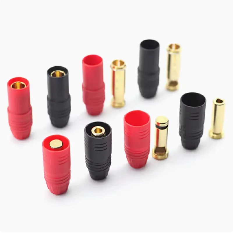 1 Pair AS150 Anti Spark Connector 7mm Gold Plated Banana Plug for RC LiPo Battery ESC Drone Car Motor Boat High Power Set
1 Pair AS150 Anti Spark Connector 7mm Gold Plated Banana Plug for RC LiPo Battery ESC Drone Car Motor Boat High Power Set