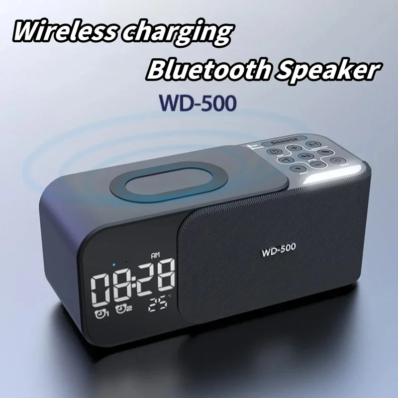 Bluetooth-колонка с будильником, FM-радио, домашний кинотеатр, портативная телефонная зарядка, звуковая колонка, музыкальная шкатулка светодиодный, большой громкости
Bluetooth-колонка с будильником, FM-радио, домашний кинотеатр, портативная телефонная зарядка, звуковая колонка, музыкальная шкатулка светодиодный, большой громкости