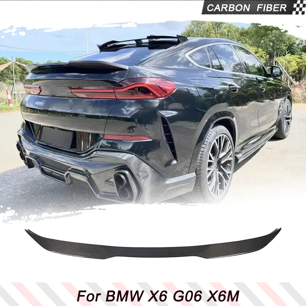 For BMW X6 G06 X6M 2020-2022 Carbon Fiber Car Rear Trunk Racing Spoiler Wing Trunk Boot Lid Wing Lip Spoiler Car Accessories
For BMW X6 G06 X6M 2020-2022 Carbon Fiber Car Rear Trunk Racing Spoiler Wing Trunk Boot Lid Wing Lip Spoiler Car Accessories