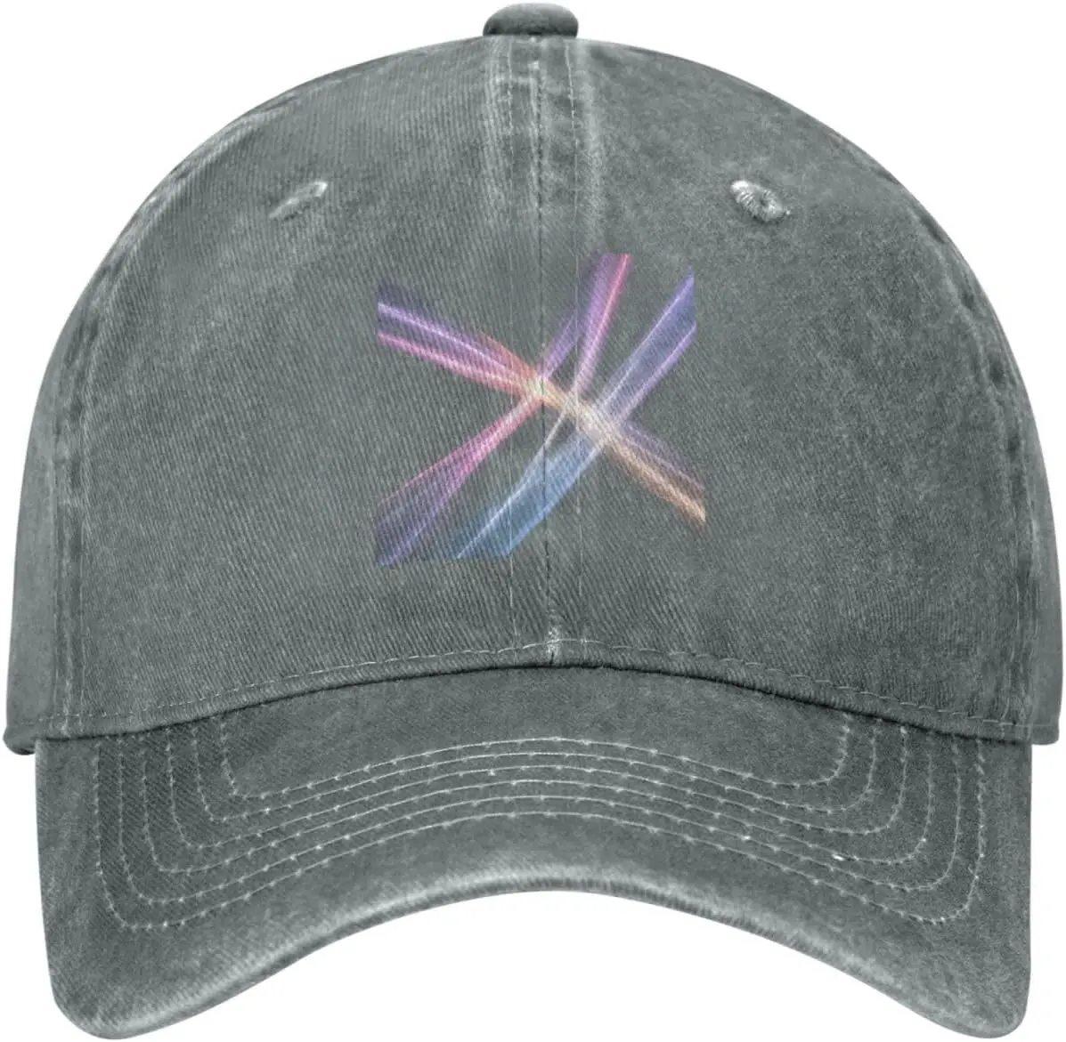 Black Streaming Yarn Printed Washed Cowboy Baseball Cap for Adults - Stylish and Breathable Hat
Black Streaming Yarn Printed Washed Cowboy Baseball Cap for Adults - Stylish and Breathable Hat