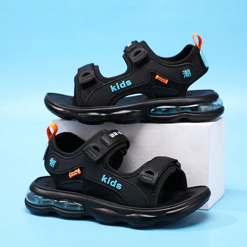 Пара детских летних сандалий с открытым носком, амортизирующих уличных пляжных туфель с воздушной подушкой и отскоком, размеры 32-42, TL-1921
Пара детских летних сандалий с открытым носком, амортизирующих уличных пляжных туфель с воздушной подушкой и отскоком, размеры 32-42, TL-1921