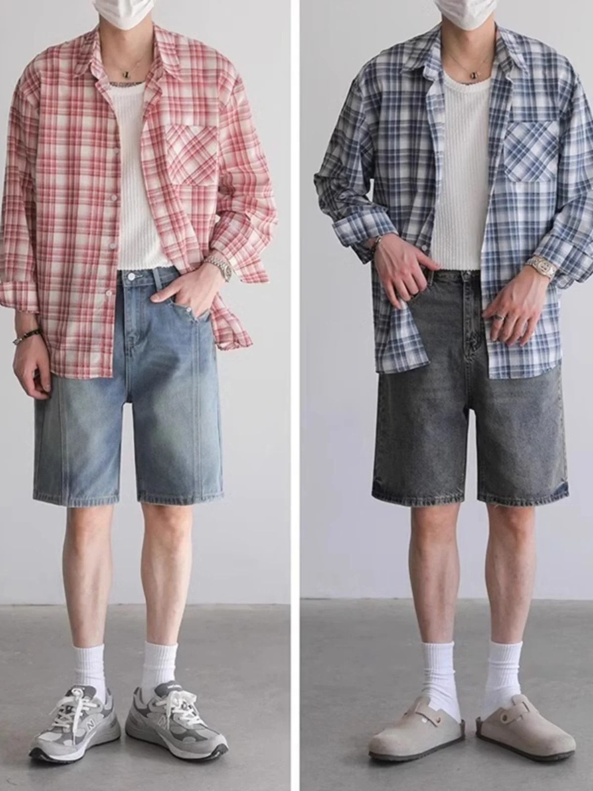 Men's Autumn Thin Sun Protection irt Coat Long Sve Loose ular Plaid Men's Stand Fit Four Seasons Universal
Men's Autumn Thin Sun Protection irt Coat Long Sve Loose ular Plaid Men's Stand Fit Four Seasons Universal