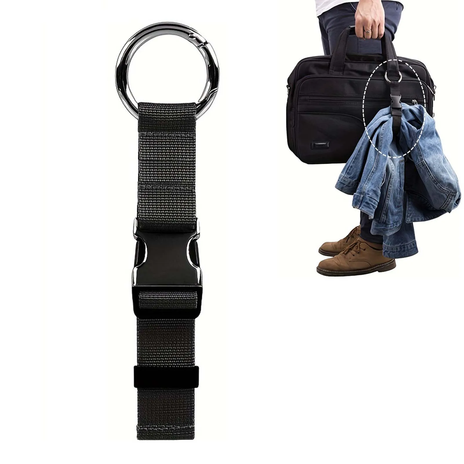 1/2Pcs Bag Luggage Strap With O Ring Hooks Adjustable Secure Carry Clip For Camping Shopping Climbing Travel Use
1/2Pcs Bag Luggage Strap With O Ring Hooks Adjustable Secure Carry Clip For Camping Shopping Climbing Travel Use