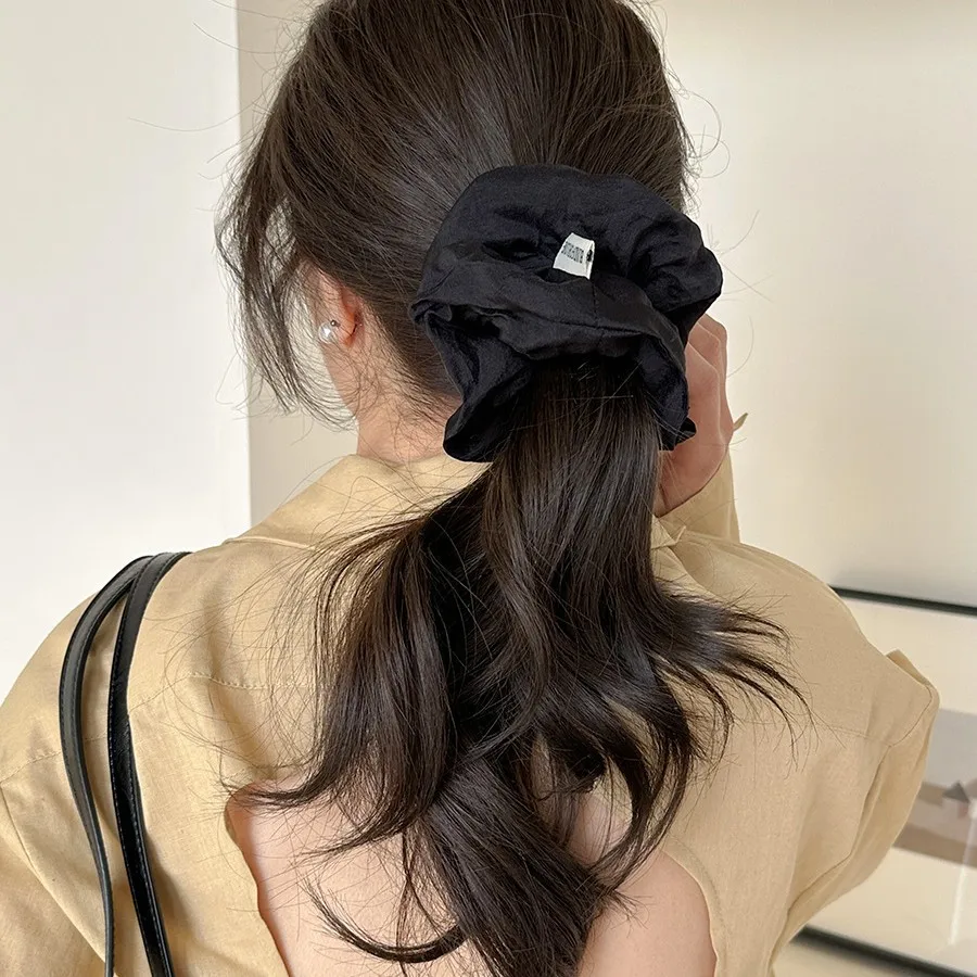 Scrunchie Hair Tie Large Soft Plush Fabric Sweet Simple Premium Elegant for Women Daily Use Black High Quality Comfortable
Scrunchie Hair Tie Large Soft Plush Fabric Sweet Simple Premium Elegant for Women Daily Use Black High Quality Comfortable