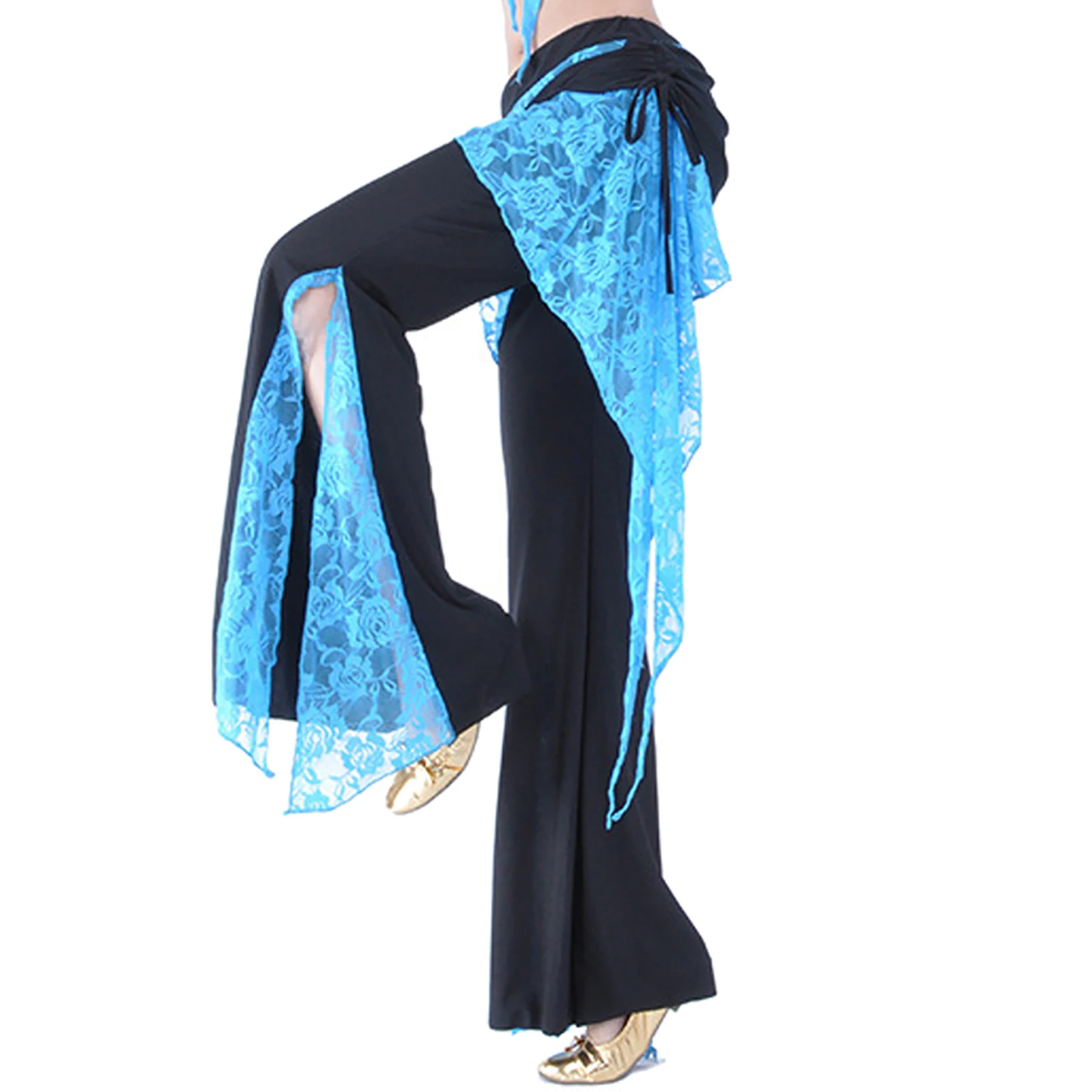 Womens Belly Dance Bellydance Skirted Pants Performance Competition Costume Contrast Color Lace Patchwork Side Split Flowy Pants
Womens Belly Dance Bellydance Skirted Pants Performance Competition Costume Contrast Color Lace Patchwork Side Split Flowy Pants