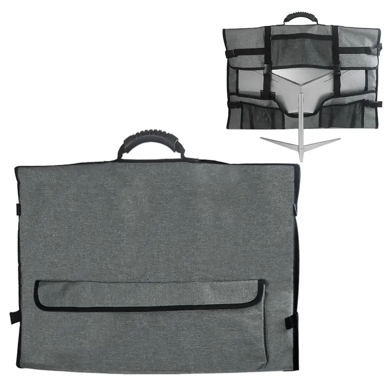 Desktop Computer Carrying Case For 27Inch Monitor Dustproof Cover Bag Soft Velvet Lining Multiple Pockets Protective Monitor Bag
Desktop Computer Carrying Case For 27Inch Monitor Dustproof Cover Bag Soft Velvet Lining Multiple Pockets Protective Monitor Bag