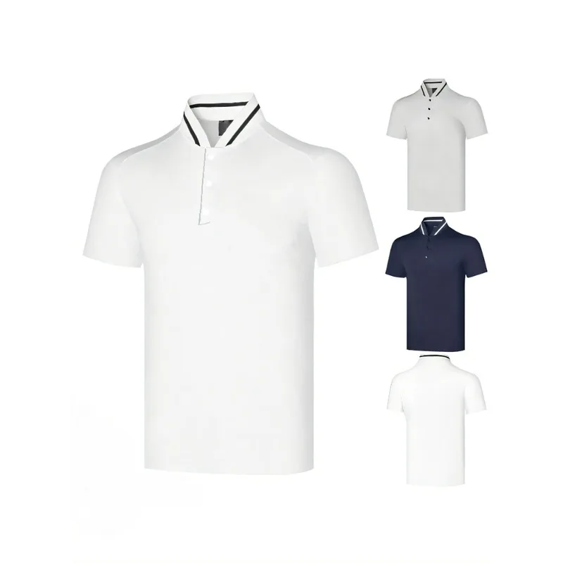 Golf T-shirt Men's Summer New Short Sleeved Clothing Quick Drying Breathable Stand Up Collar Casual Top
Golf T-shirt Men's Summer New Short Sleeved Clothing Quick Drying Breathable Stand Up Collar Casual Top
