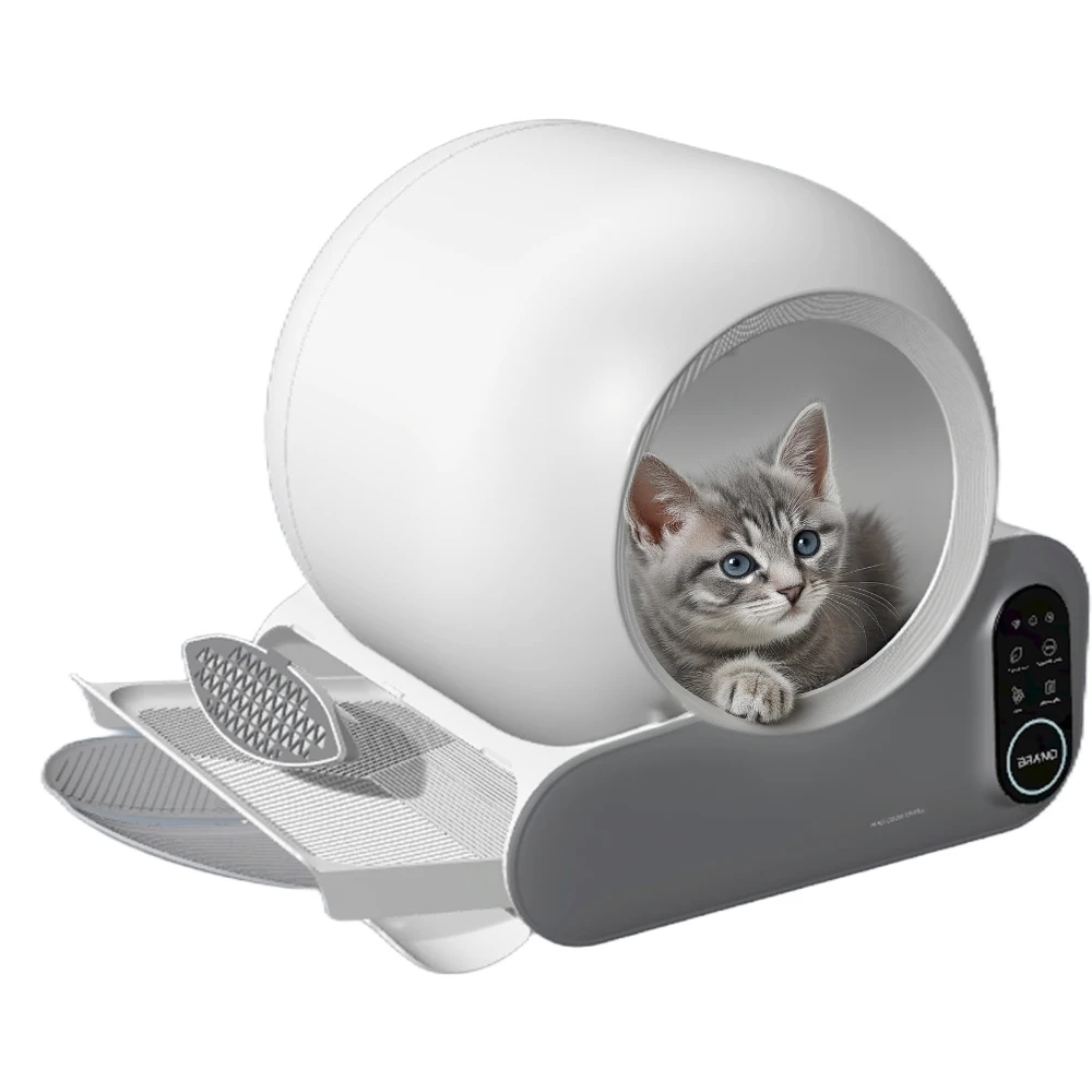 Intelligent APP Control Smart Box For Cats Automatic Self Cleaning Cat Box 70L with Gravity Sensor
Intelligent APP Control Smart Box For Cats Automatic Self Cleaning Cat Box 70L with Gravity Sensor