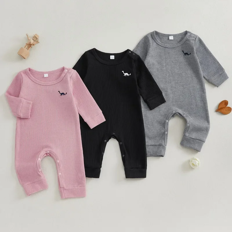 Baby Clothing Girl Boy Romper Long Sleeve Crew Neck Embroidery Dinosaur Jumpsuit Newborn Spring Autumn Clothes
Baby Clothing Girl Boy Romper Long Sleeve Crew Neck Embroidery Dinosaur Jumpsuit Newborn Spring Autumn Clothes