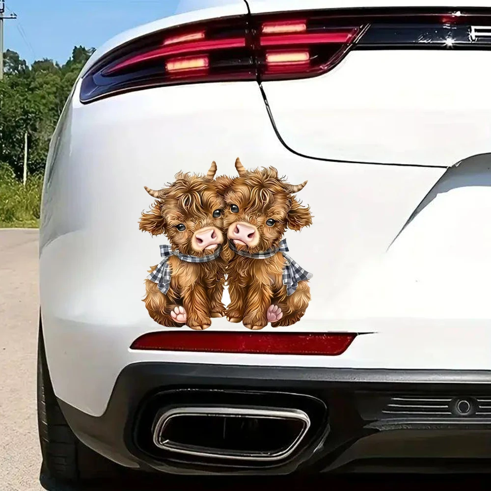 Adorable Highland Calf Self-Adhesive Vinyl Decal, Used for Car Windows, Bumper, Laptops, Waterproof Exterior Car Accessories
Adorable Highland Calf Self-Adhesive Vinyl Decal, Used for Car Windows, Bumper, Laptops, Waterproof Exterior Car Accessories
