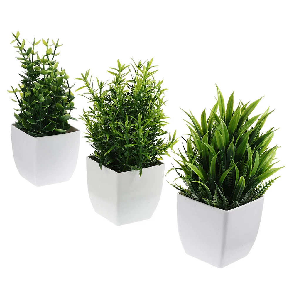 3 Pcs Small Artificial Plants Green Potted Fake Eucalyptus Decor Desk for Office Mini
3 Pcs Small Artificial Plants Green Potted Fake Eucalyptus Decor Desk for Office Mini