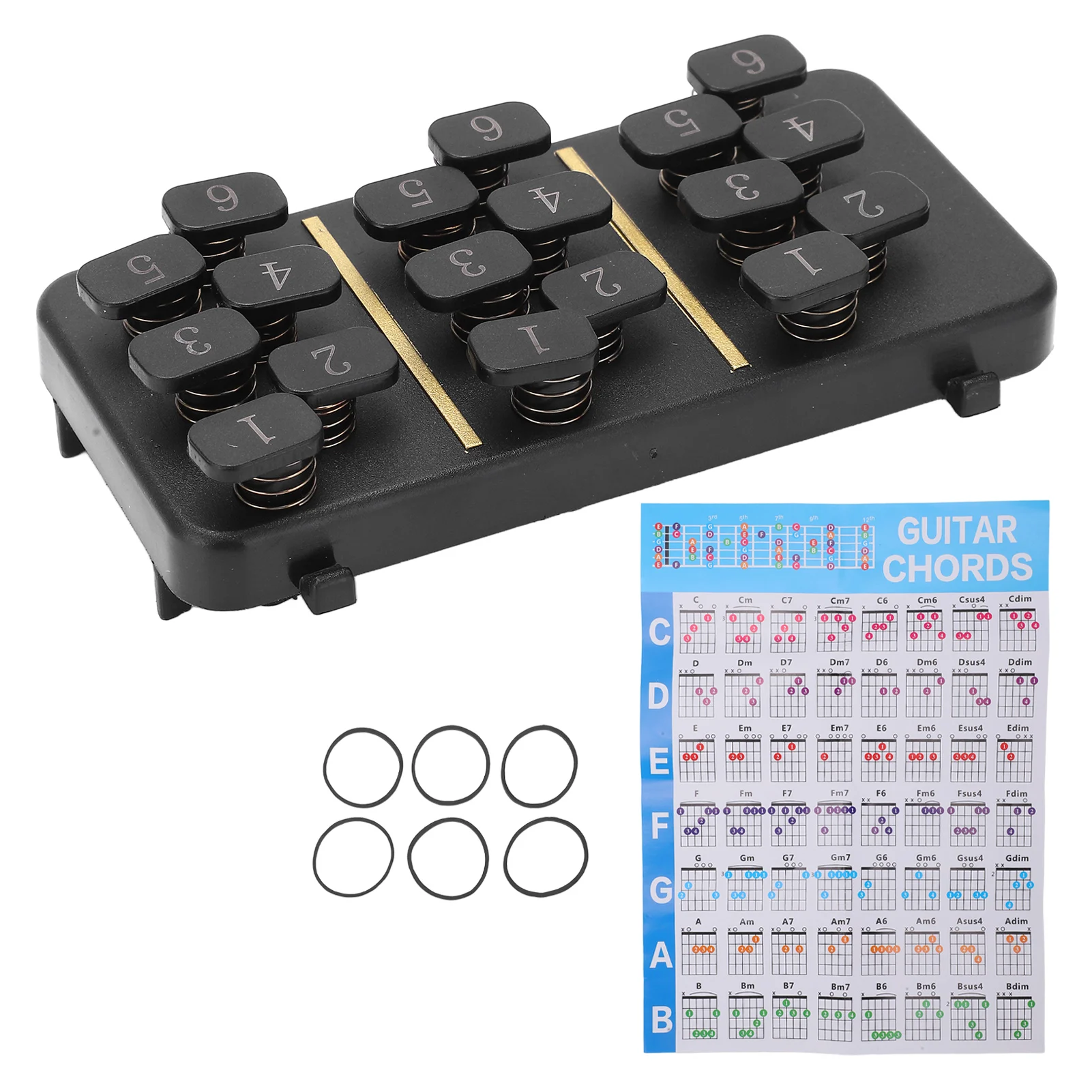 Guitar Aids Guitar Chord Changer Tool Set Aid Learning System Musical Instrument Teaching Aids for Beginner Guitar Accessories
Guitar Aids Guitar Chord Changer Tool Set Aid Learning System Musical Instrument Teaching Aids for Beginner Guitar Accessories