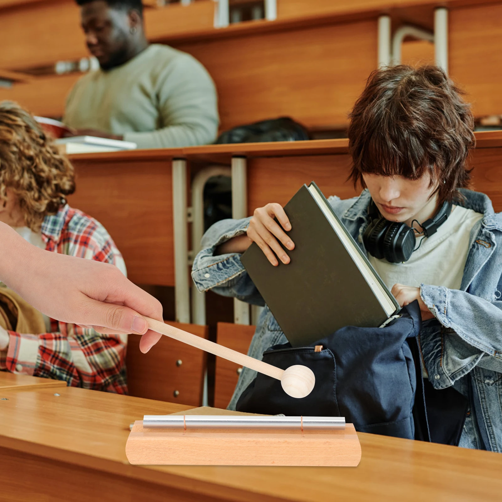 2 Set Hand Bell Chime for Classroom Tuning Percussion Instrument Child Music Tools Wood Base Aluminum Tube Stable Durable
2 Set Hand Bell Chime for Classroom Tuning Percussion Instrument Child Music Tools Wood Base Aluminum Tube Stable Durable