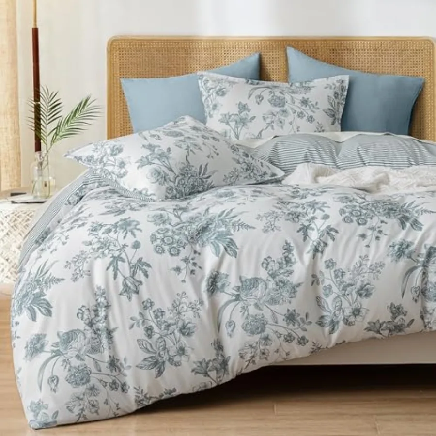 Ultra Soft Floral Duvet Cover Size, Printed Bedding Set 3 Pieces, Comfy Farmhouse Pattern Duvet Cover Set with 2 Pillow Shams,
Ultra Soft Floral Duvet Cover Size, Printed Bedding Set 3 Pieces, Comfy Farmhouse Pattern Duvet Cover Set with 2 Pillow Shams,