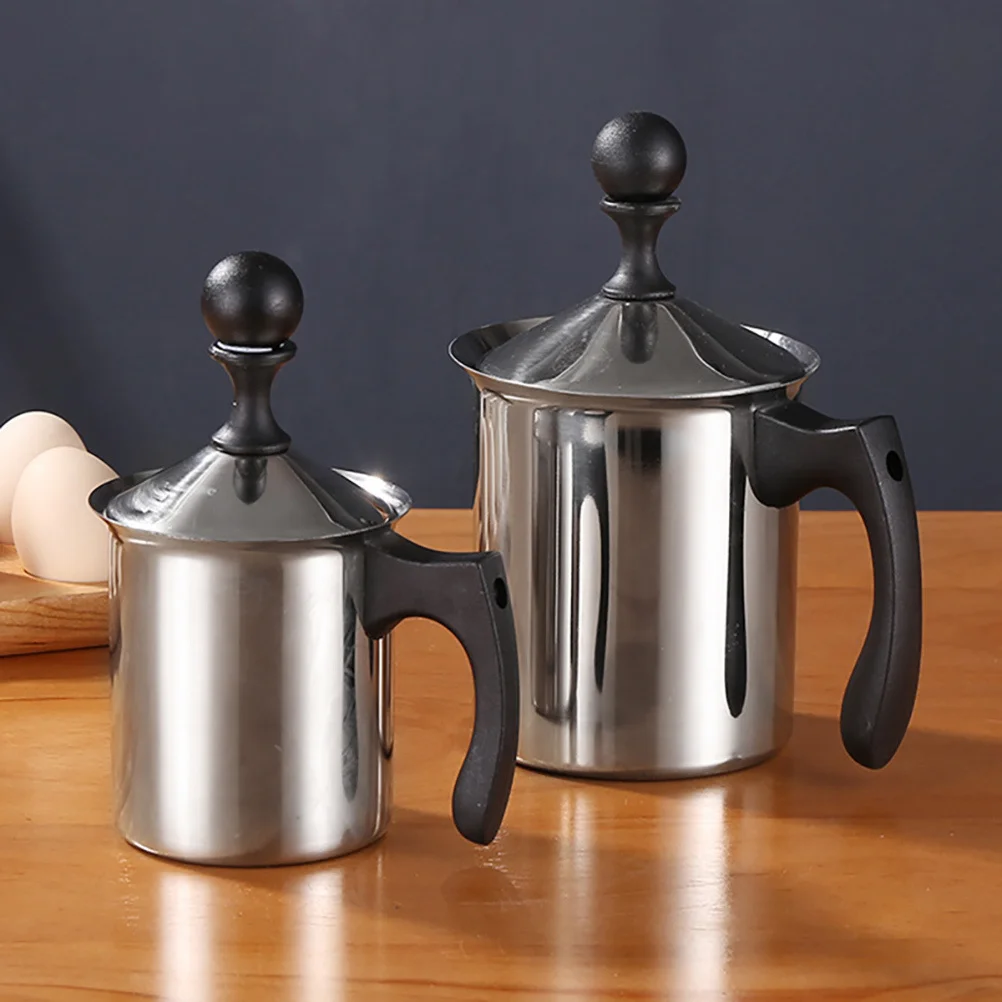 Stainless Steel Milk Frother Pitcher Professional Latte Art Coffee Creamer Hand Pump Frother for Cappuccino Espresso Manual Use
Stainless Steel Milk Frother Pitcher Professional Latte Art Coffee Creamer Hand Pump Frother for Cappuccino Espresso Manual Use