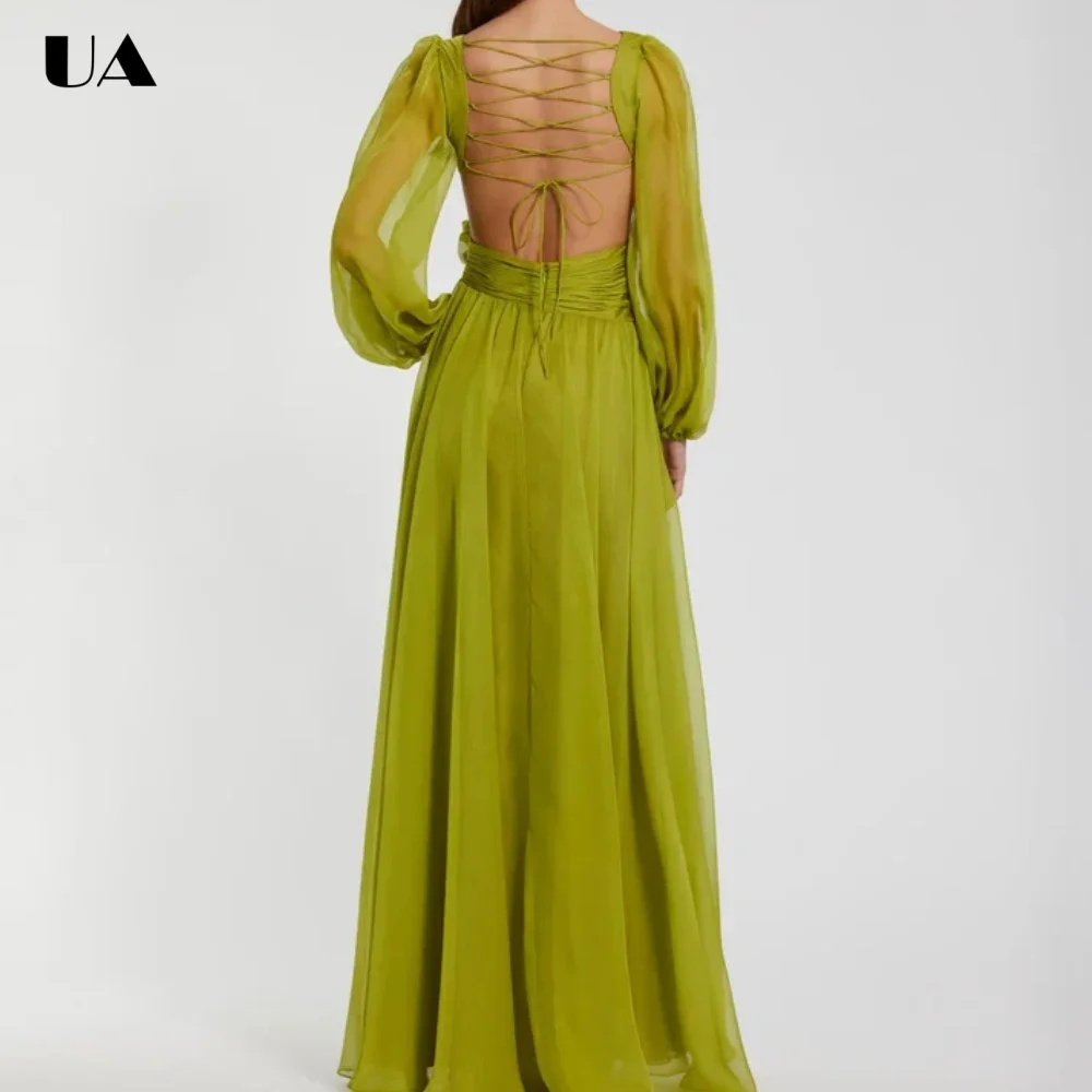 ULBYANRY Customized Pleated Chiffon V-neck Prom Dresses for Women Elegant 3D Flower Evening Dress Trendy Backless Slit Ball Gown
ULBYANRY Customized Pleated Chiffon V-neck Prom Dresses for Women Elegant 3D Flower Evening Dress Trendy Backless Slit Ball Gown