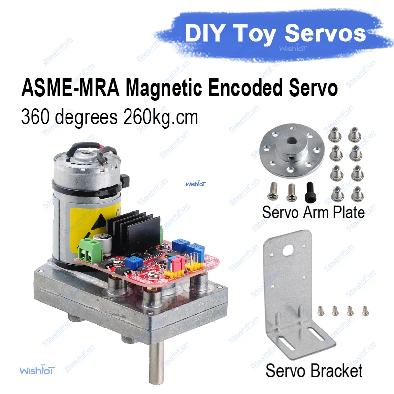 ASME-MRA 260KG High Torque Digital Servo Magnetic Encoder 360 Degree for Industrial Robot Smart Robotics
ASME-MRA 260KG High Torque Digital Servo Magnetic Encoder 360 Degree for Industrial Robot Smart Robotics