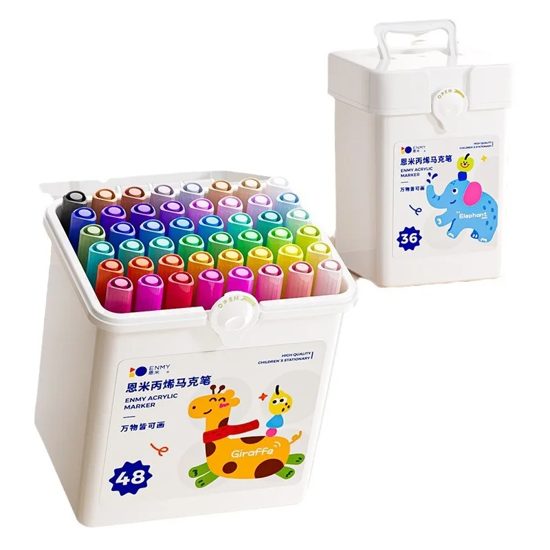 48Colors Acrylic Paint Brush pen Art Marker Soft Tip Pen for Ceramic Rock Glass Porcelain Mug Wood Fabric Canvas Painting
48Colors Acrylic Paint Brush pen Art Marker Soft Tip Pen for Ceramic Rock Glass Porcelain Mug Wood Fabric Canvas Painting