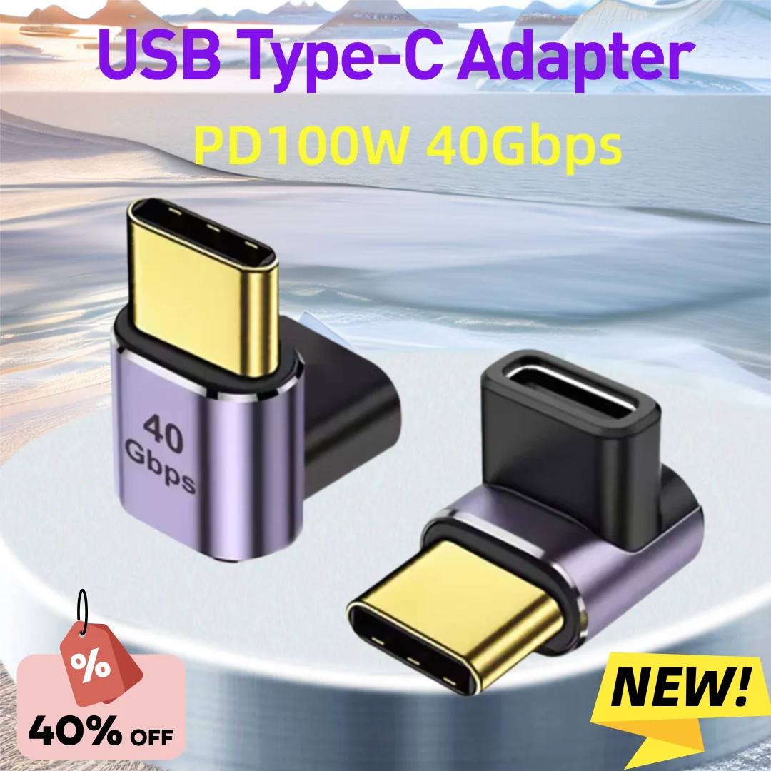1Pcs 40Gbps PD100W Fast Charging for Steam Deck Switch Laptop MacBook Tablet Adapter Type-C multifunctional adapter 90 Degree
1Pcs 40Gbps PD100W Fast Charging for Steam Deck Switch Laptop MacBook Tablet Adapter Type-C multifunctional adapter 90 Degree