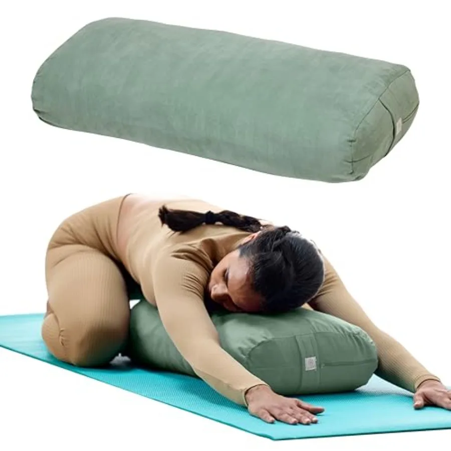 Round Yoga Bolster Pillow Soft Meditation Cushion for Yoga Mas and Back Support Breathable Cotton Fill Zippered Microfiber Cove
Round Yoga Bolster Pillow Soft Meditation Cushion for Yoga Mas and Back Support Breathable Cotton Fill Zippered Microfiber Cove