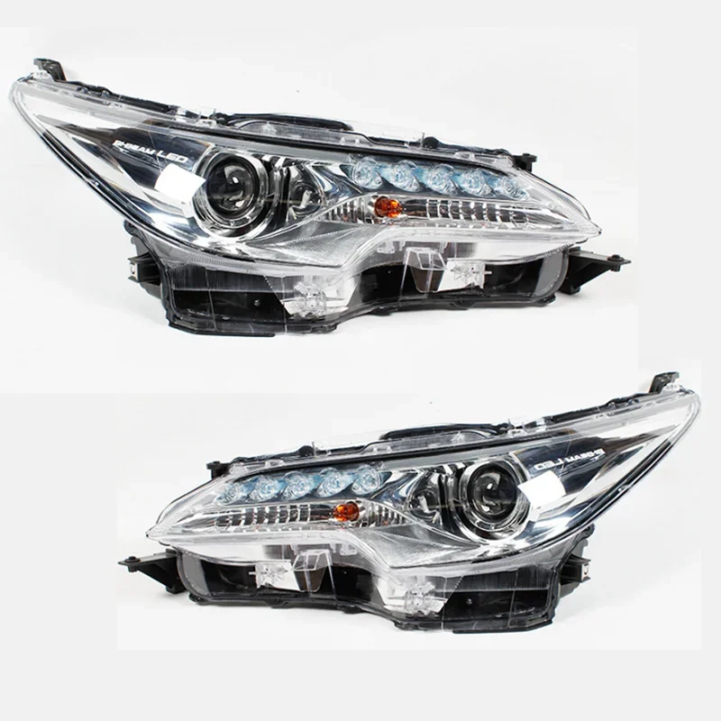 Pair Headlight Assembly For Toyota Fortuner 2016 2017-2020 LED Front Headlight Replacement DRL Daytime light Projector Facelift
Pair Headlight Assembly For Toyota Fortuner 2016 2017-2020 LED Front Headlight Replacement DRL Daytime light Projector Facelift