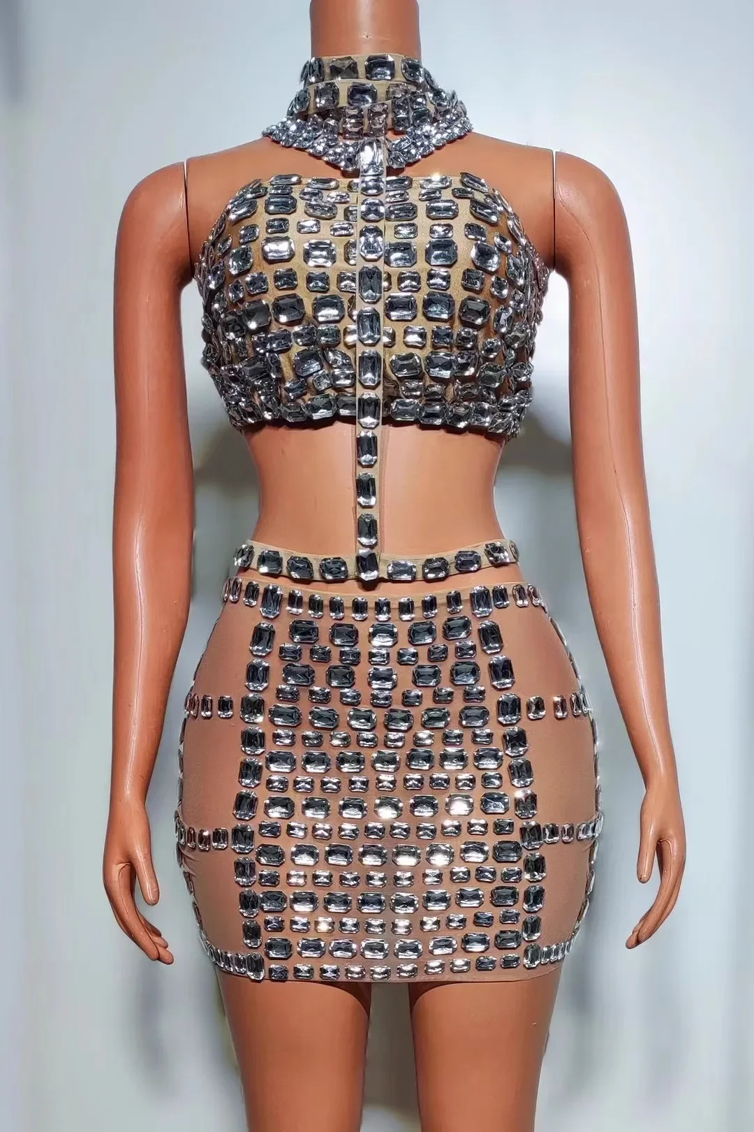 Diamond Hollow Short Dress DJ Singer Dance Team Stage Party Prom Performance Costume Event showgirl dance outfit
Diamond Hollow Short Dress DJ Singer Dance Team Stage Party Prom Performance Costume Event showgirl dance outfit