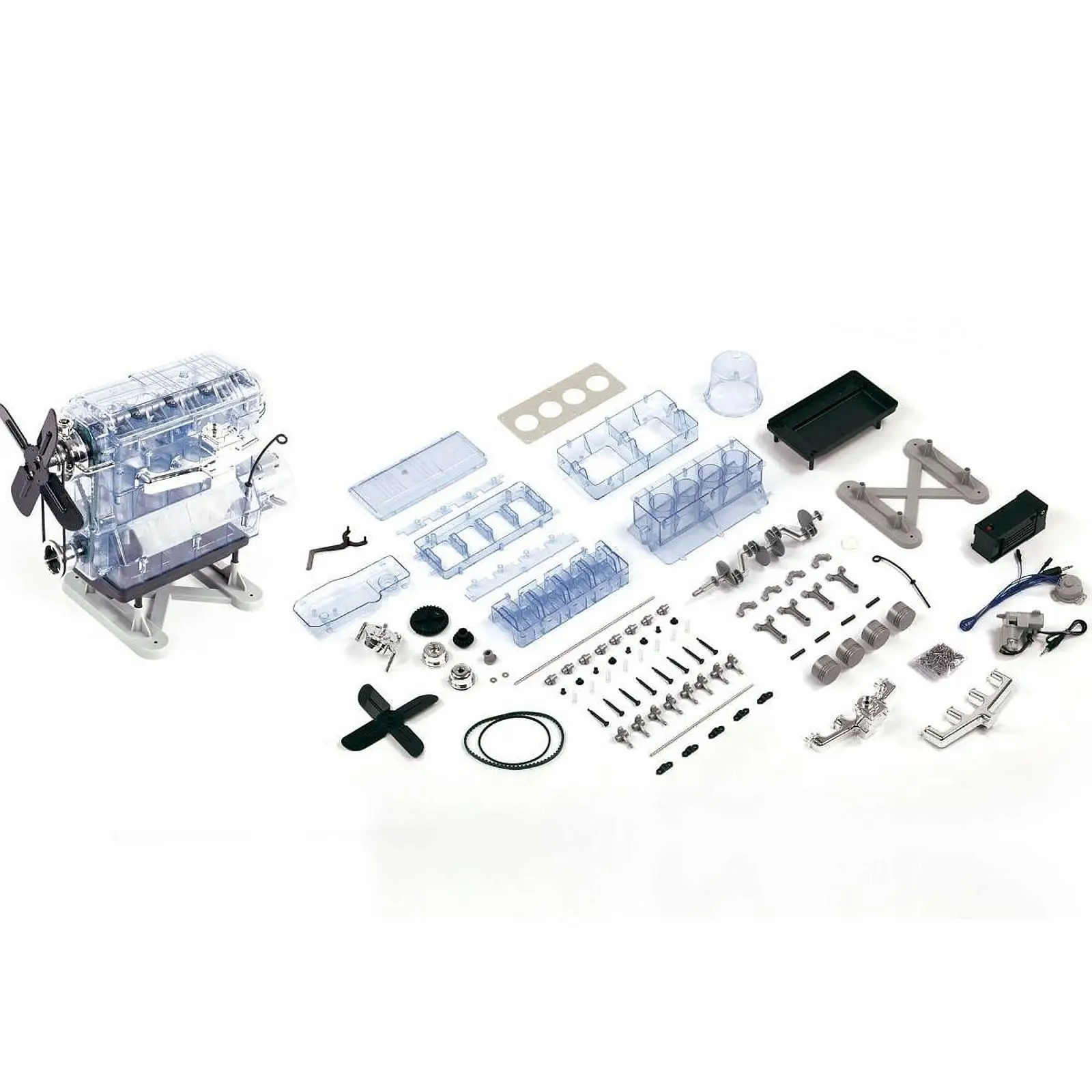 Educational DIY Engine Model Building Kit Four Cycle Inline 4 Cylinder Mechanical Toy for Science Experiment and Display
Educational DIY Engine Model Building Kit Four Cycle Inline 4 Cylinder Mechanical Toy for Science Experiment and Display