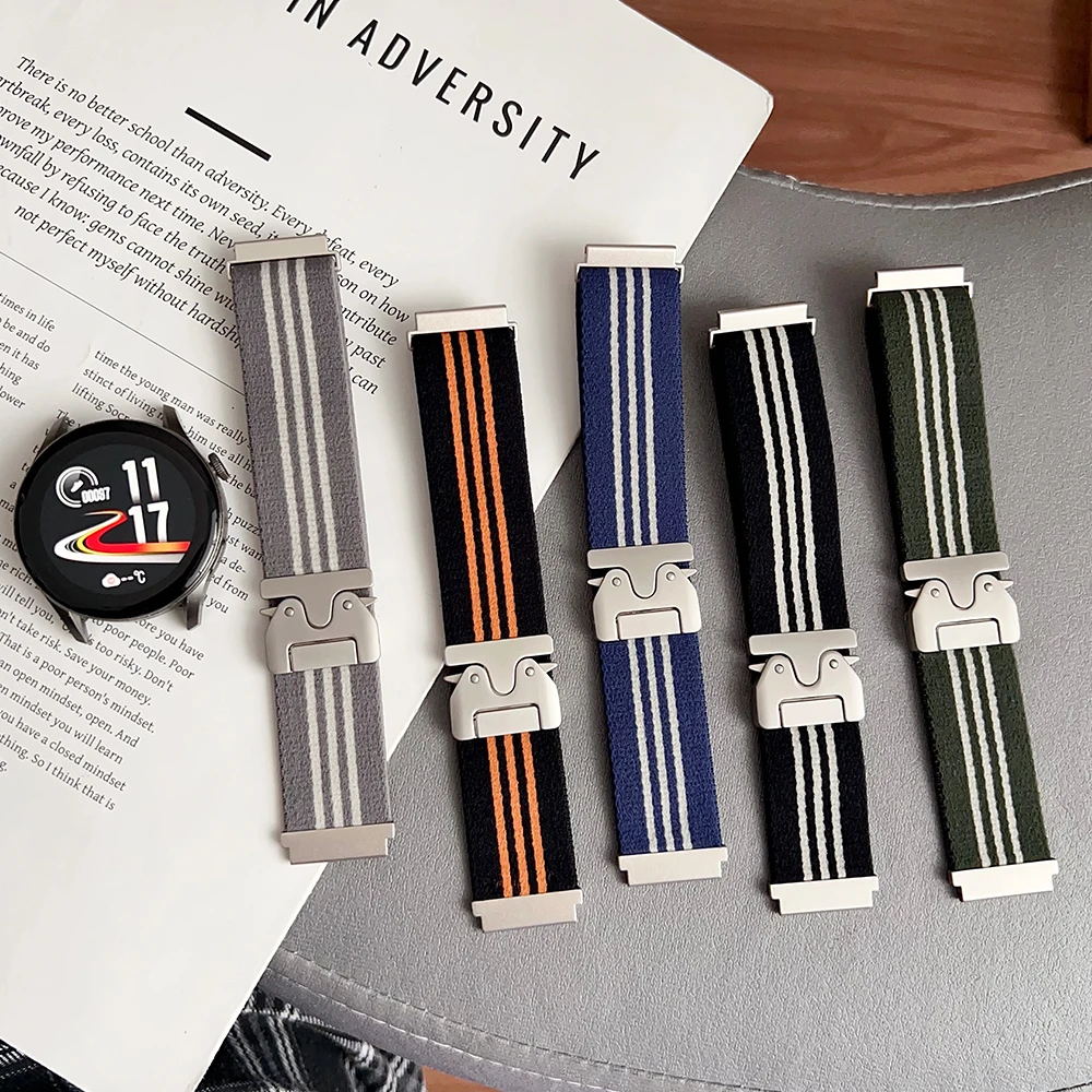 22mm Sports Nylon Band for Huawei Watch GT5/4 46mm Braided Elastic Strap for HUAWEI WATCH GT5/3pro 46MM 4/4Pro Ultimate Bracelet
22mm Sports Nylon Band for Huawei Watch GT5/4 46mm Braided Elastic Strap for HUAWEI WATCH GT5/3pro 46MM 4/4Pro Ultimate Bracelet