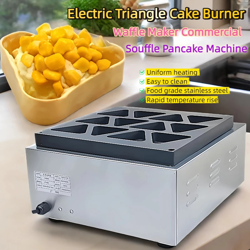 Triangle Mini Electric Waffer Biscuits Machine for Commercial Individual Home Children Cake Baking Uniform Heating Non Stick
Triangle Mini Electric Waffer Biscuits Machine for Commercial Individual Home Children Cake Baking Uniform Heating Non Stick
