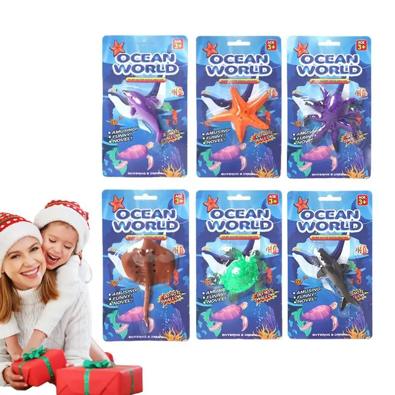 Kid's Color Changing Bath Toys Children's Mold Free Ocean Animal Toys Safe And Harmless Enlightenment Puzzle Toy For Aquariums
Kid's Color Changing Bath Toys Children's Mold Free Ocean Animal Toys Safe And Harmless Enlightenment Puzzle Toy For Aquariums